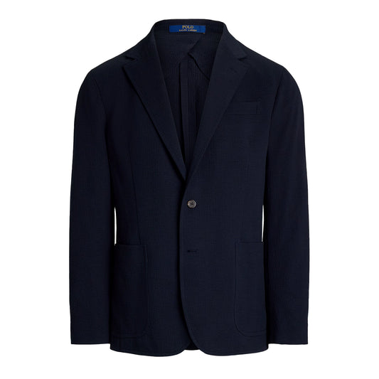 Polo Ralph Lauren Polo Soft Modern Knit Seersucker Jacket Navy - The Sporting Lodge