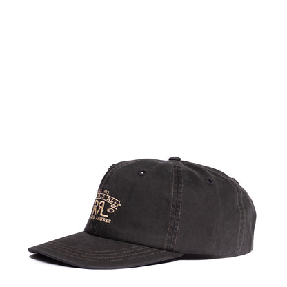 RRL by Ralph Lauren RRL Ranch Logo Twill Ball Cap Black - The Sporting Lodge