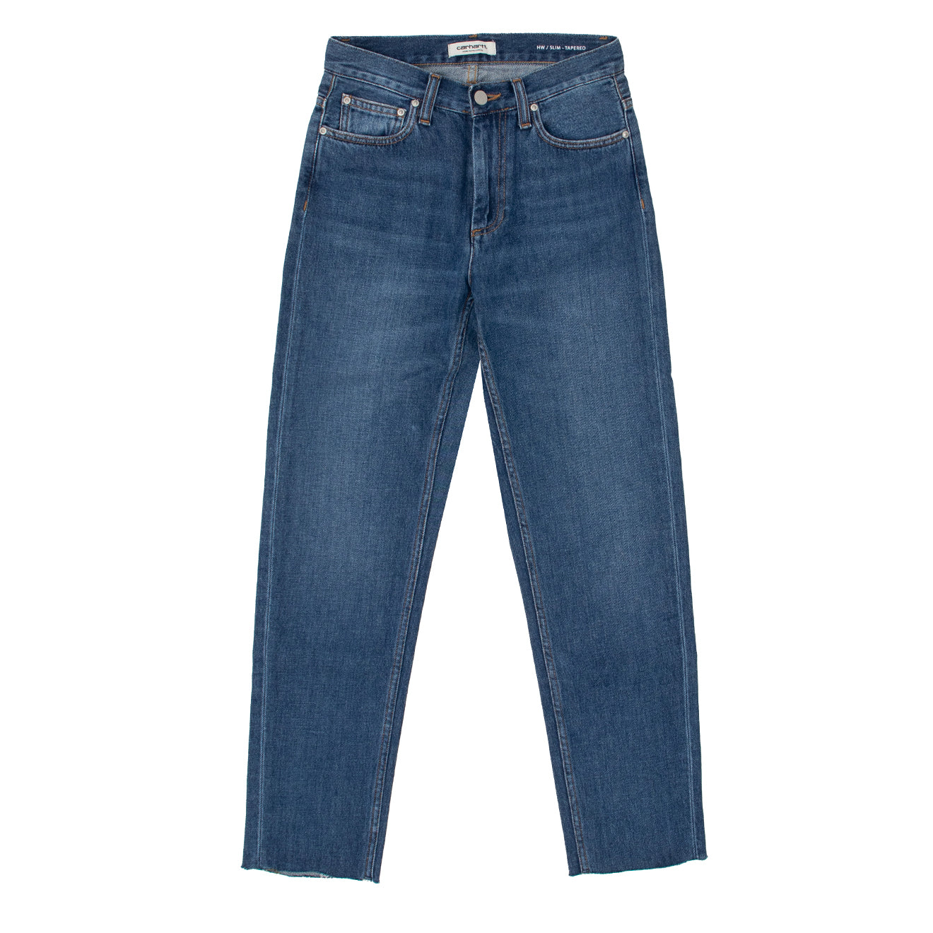 Carhartt WIP Womens Page Carrot Ankle Pant Maverick Blue Denim - The Sporting Lodge