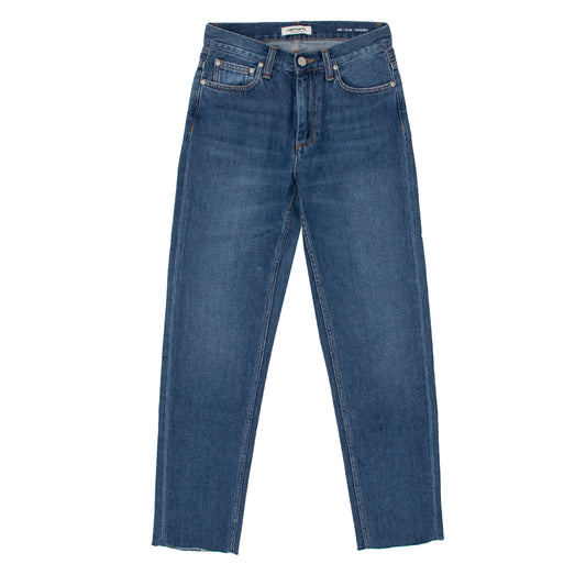 Carhartt WIP Womens Page Carrot Ankle Pant Maverick Blue Denim - The Sporting Lodge