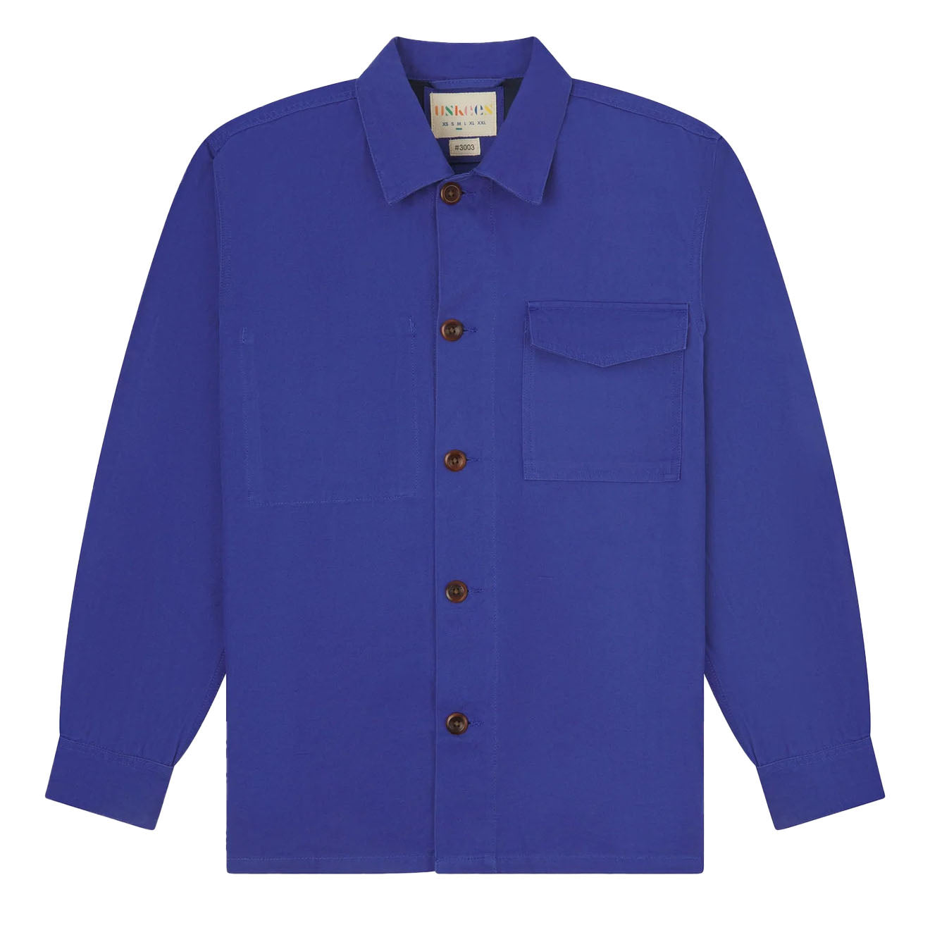 USKEES 3003 Buttoned Workshirt Ultra Blue - The Sporting Lodge