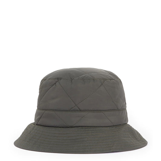Barbour Burford Quilted Bucket Hat Olive - The Sporting Lodge