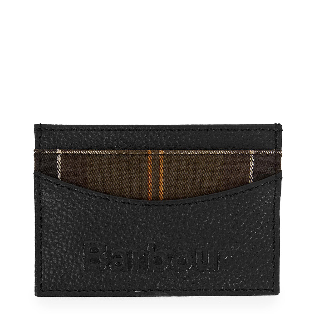 Barbour Debossed Logo Card Holder Classic Black - The Sporting Lodge