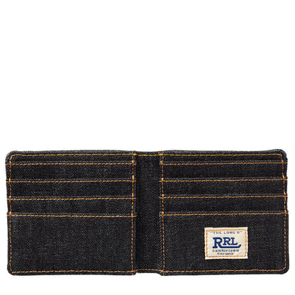 RRL by Ralph Lauren Denim Billfold Wallet Indigo - The Sporting Lodge