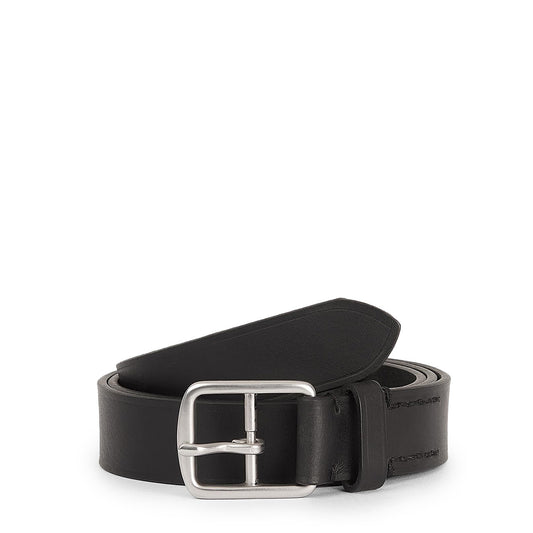Barbour Lanark Leather Belt Black - The Sporting Lodge