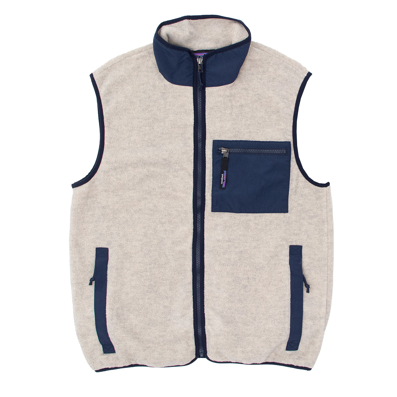 Patagonia Synchilla Fleece Vest Oatmeal Heather - The Sporting Lodge