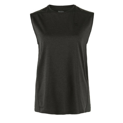 Fjallraven Womens Abisko Day Hike Tank Top Black - The Sporting Lodge