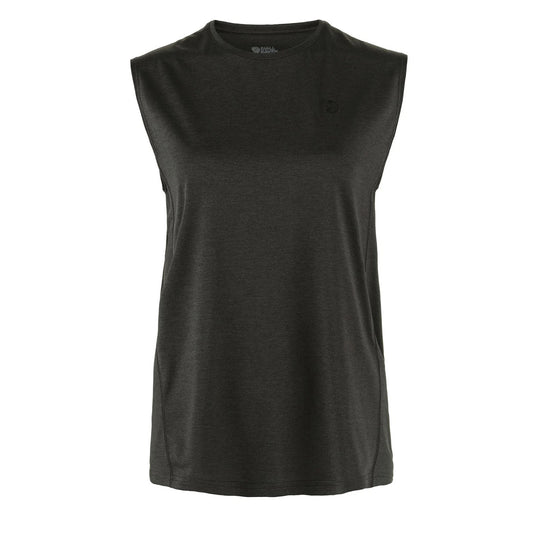 Fjallraven Womens Abisko Day Hike Tank Top Black - The Sporting Lodge