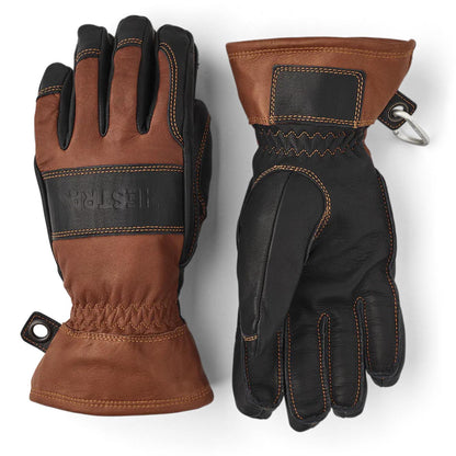 Hestra Fält Guide Glove 5 Finger Brown / Black - The Sporting Lodge