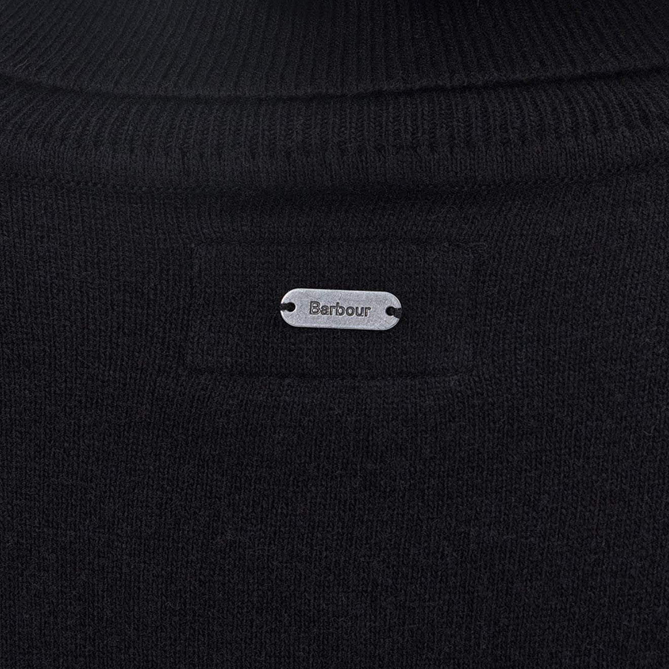 Barbour Womens Pendle Roll Neck Knit Classic Black/Fawn - The Sporting Lodge