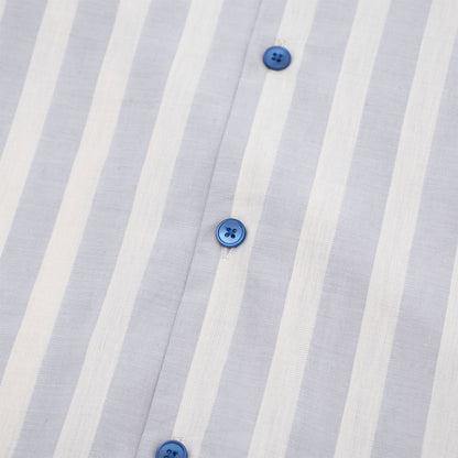 Paul Smith L/S Regular Fit Shirt Light Blue and White Stripes