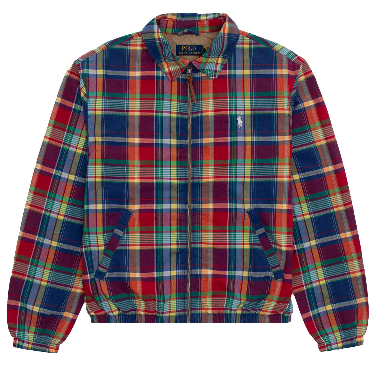 Polo Ralph Lauren Bayport Windbreaker Jacket Madras - The Sporting Lodge