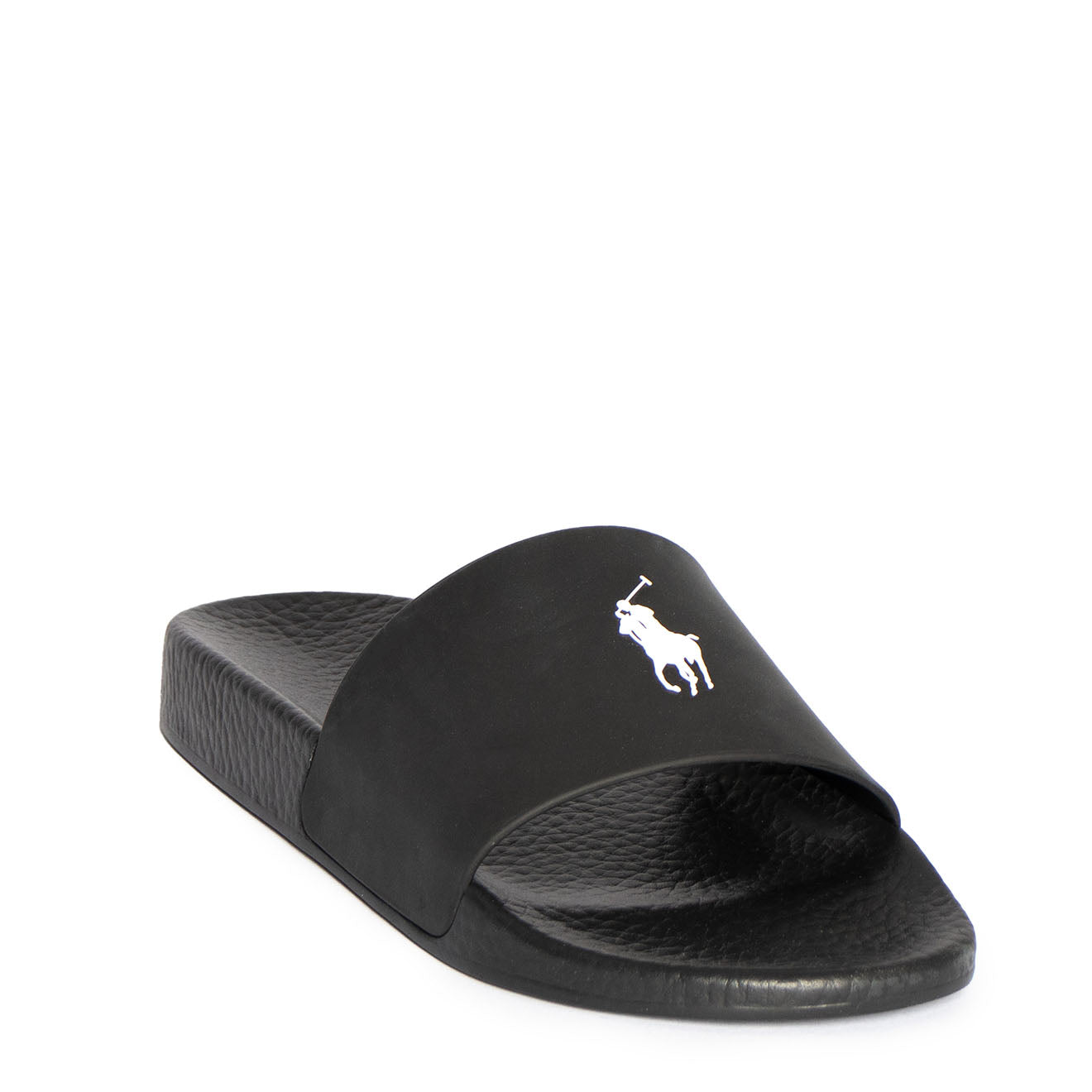 Polo Ralph Lauren Signature Pony Slide Black/White