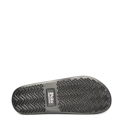 Polo Ralph Lauren Signature Pony Slide Black/White