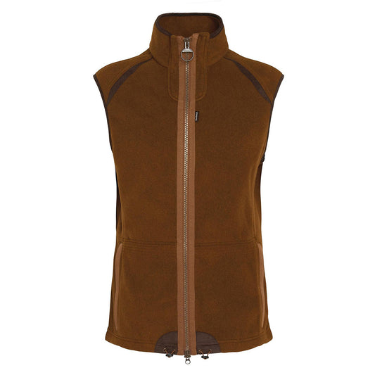 Barbour Langdale Fleece Gilet Rust Brown - The Sporting Lodge