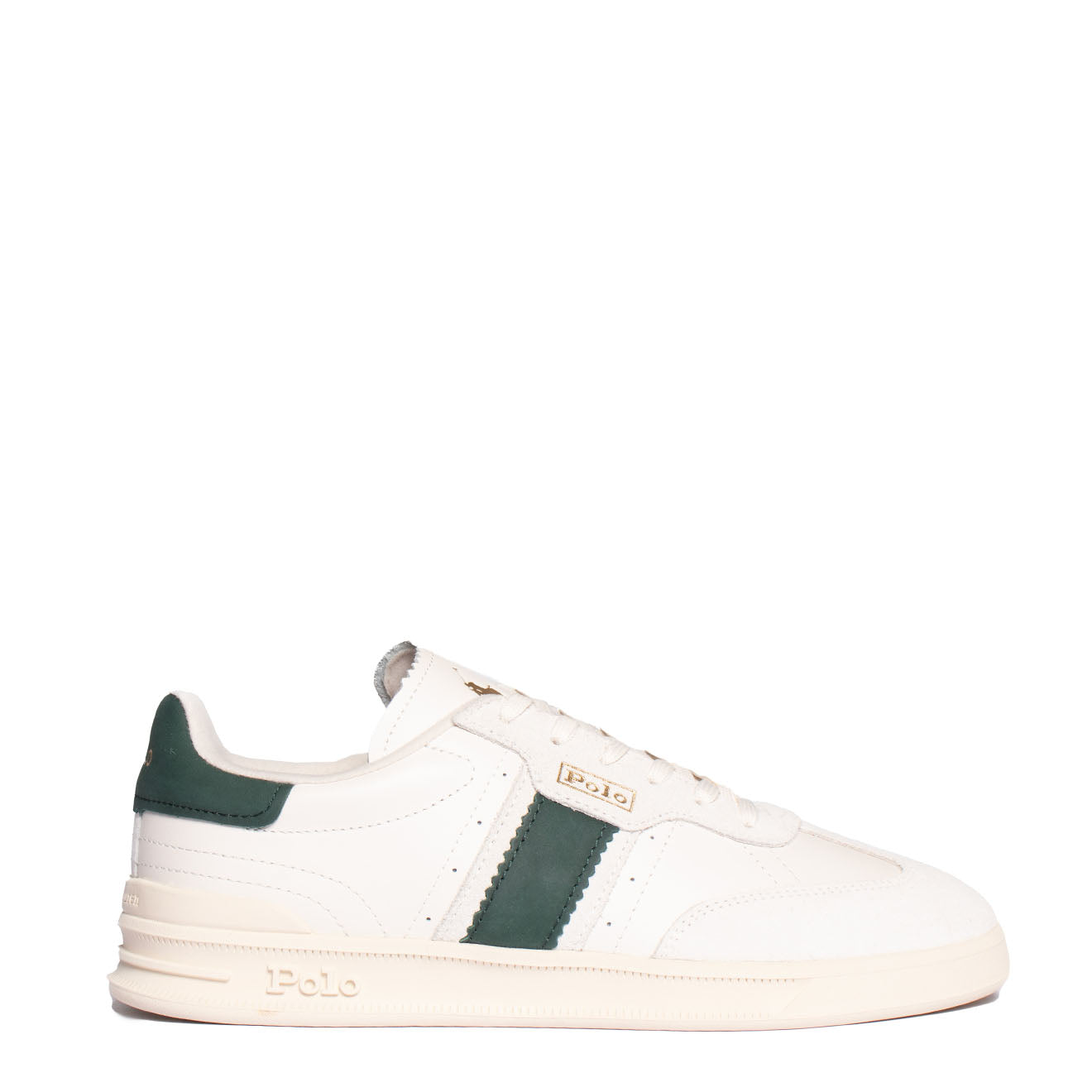 Polo Ralph Lauren Aera Trainers Low Top Lace White Green