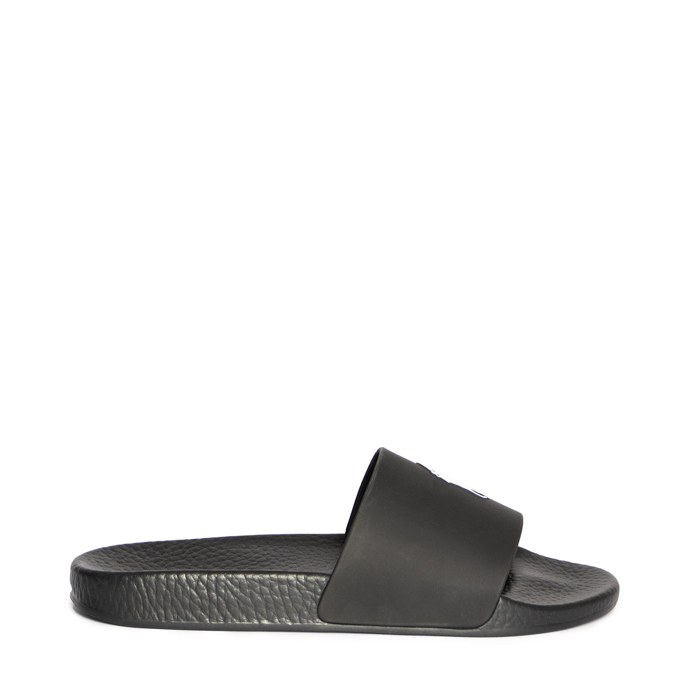 【POLO RALPH LAUREN】Signature Pony Slide BLACK WHITE Polo Ralph Lauren Signature Pony Slide Black/White | The