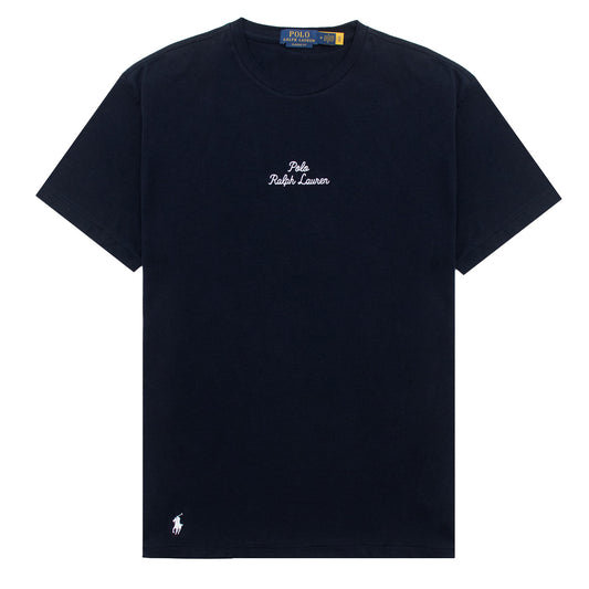 Polo Ralph Lauren Classic Fit Script Logo T-Shirt Aviator Navy - The Sporting Lodge