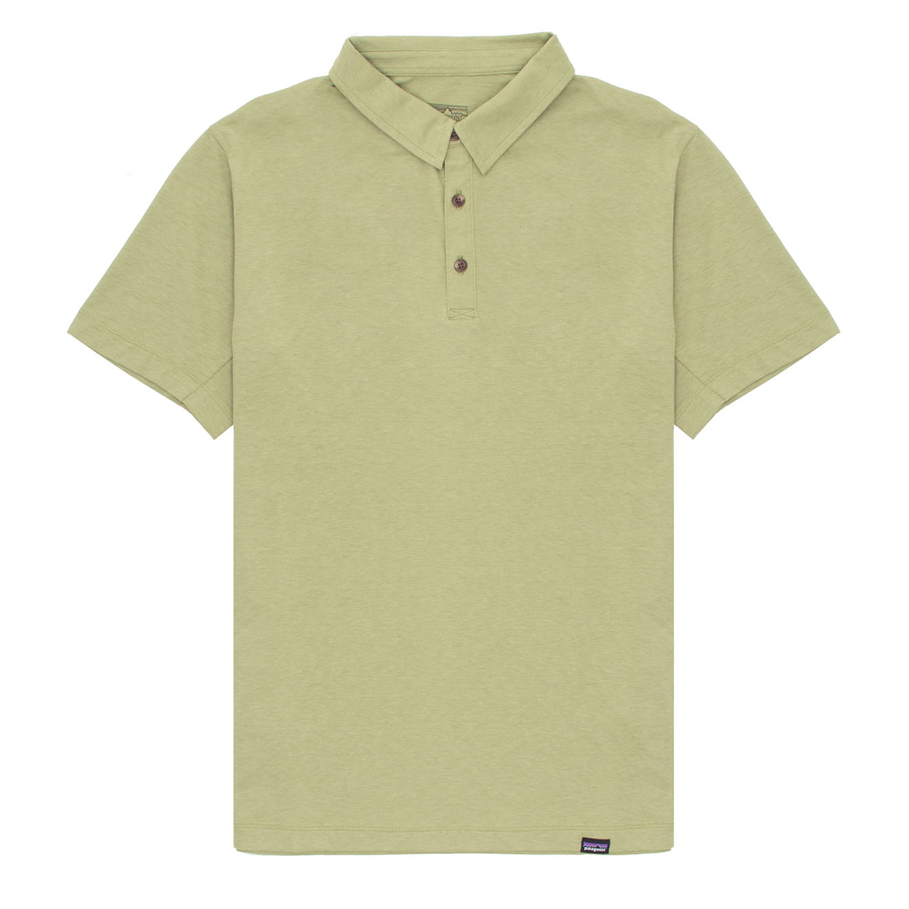 Patagonia Essential Polo Shirt Buckhorn Green - The Sporting Lodge