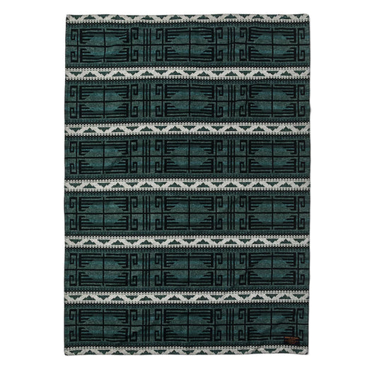 Filson Fire Mountain Blanket Black / Green / Gran - The Sporting Lodge