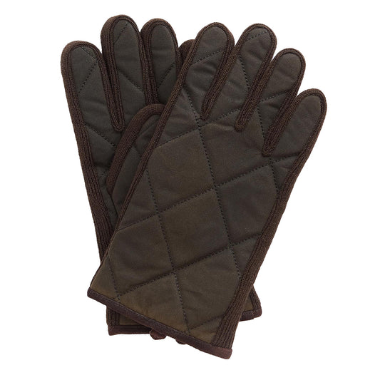 Barbour Winterdale Gloves Olive / Brown - The Sporting Lodge