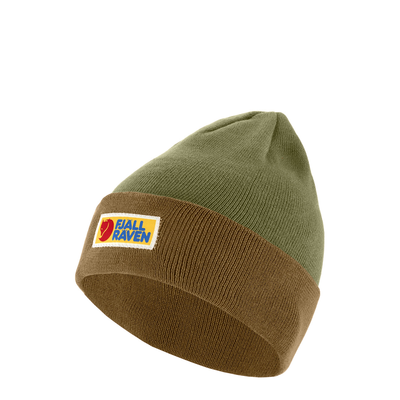 Fjallraven Vardag Classic Beanie | Buckwheat Brown - Laurel Green