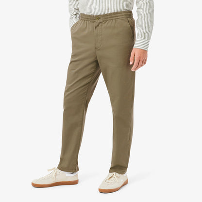Lacoste Drawstring Trousers Khaki Green - The Sporting Lodge