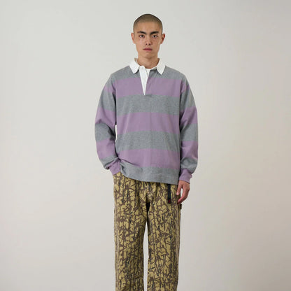 Gramicci Langdon Rugby Shirt L/S Heather / Purple