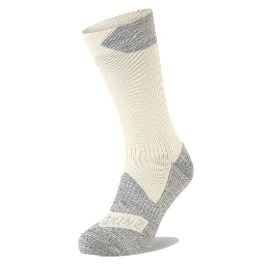 Sealskinz Raynham WP Sock Cream / Grey Marl - The Sporting Lodge