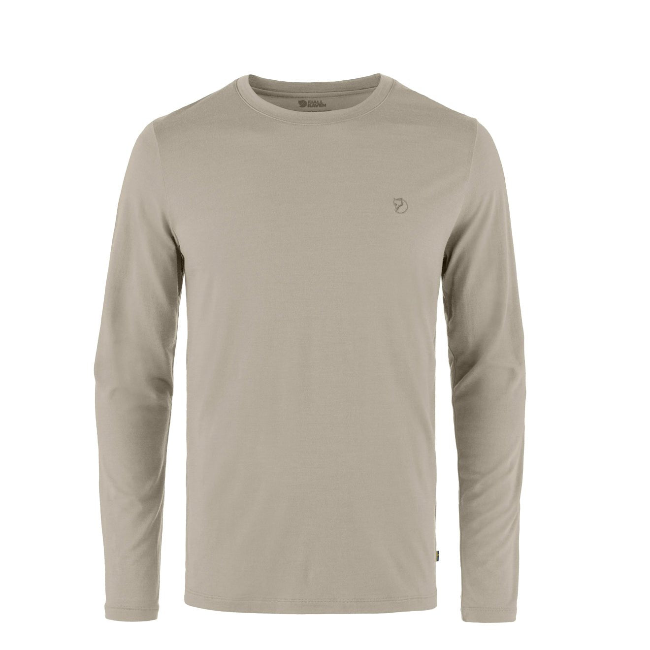 Fjallraven Abisko Wool LS T-Shirt Classic Light Fossil - The Sporting Lodge