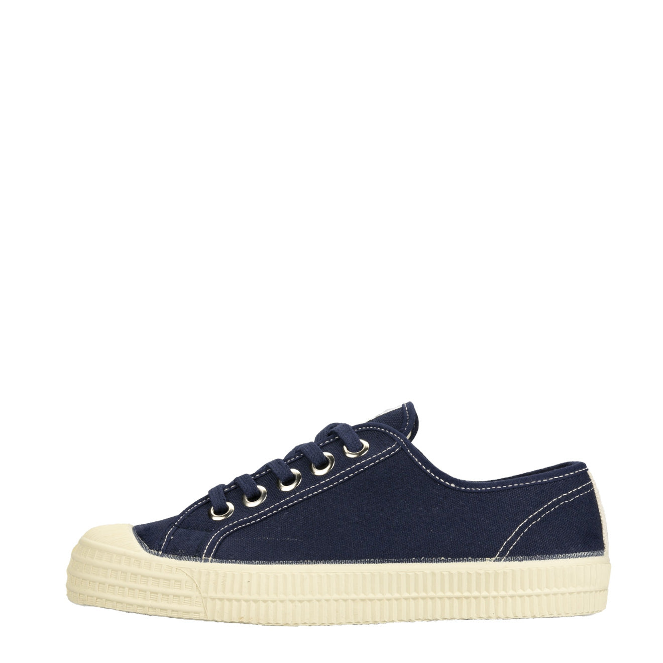 Novesta Star Master Contrast Stitching Trainer Navy / Beige / Ecru - The Sporting Lodge