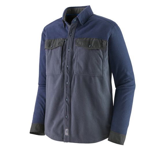 Patagonia Long Sleeved Early Rise Snap Shirt Smolder Blue