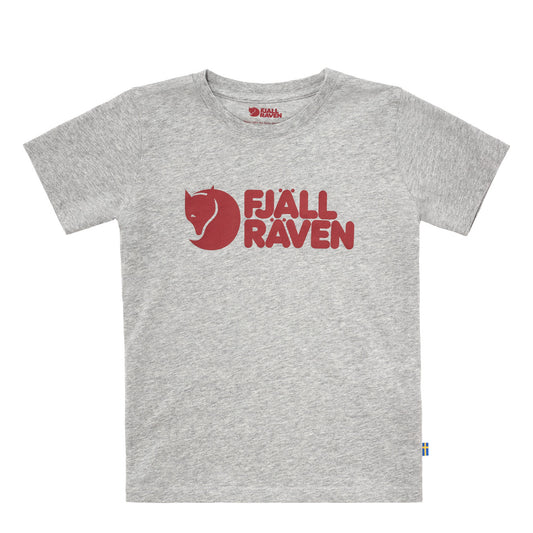 Fjallraven Kids Fjallraven Logo T-Shirt Grey Melange