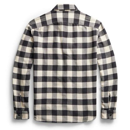 RRL by Ralph Lauren Matlock Work Shirt Black - The Sporting Lodge