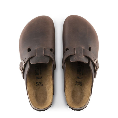 Birkenstock Boston NU Reg Sandal Oiled Habana - The Sporting Lodge