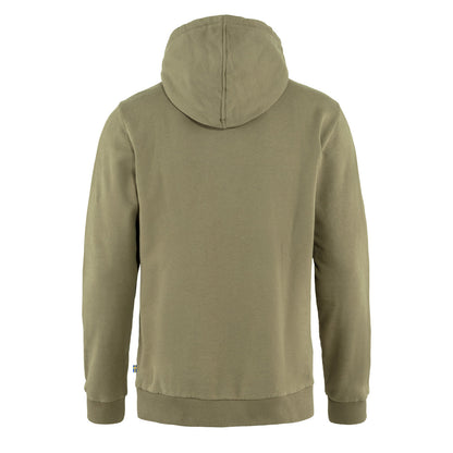 Fjallraven Logo Hoodie Light Olive - The Sporting Lodge