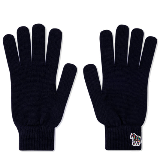 Paul Smith Zebra Logo Gloves Navy - The Sporting Lodge