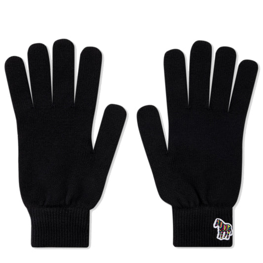 Paul Smith Zebra Logo Gloves Black - The Sporting Lodge