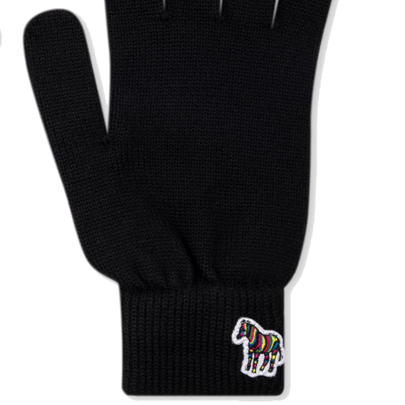 Paul Smith Zebra Logo Gloves Black - The Sporting Lodge