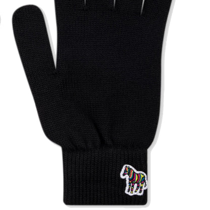 Paul Smith Zebra Logo Gloves Black - The Sporting Lodge