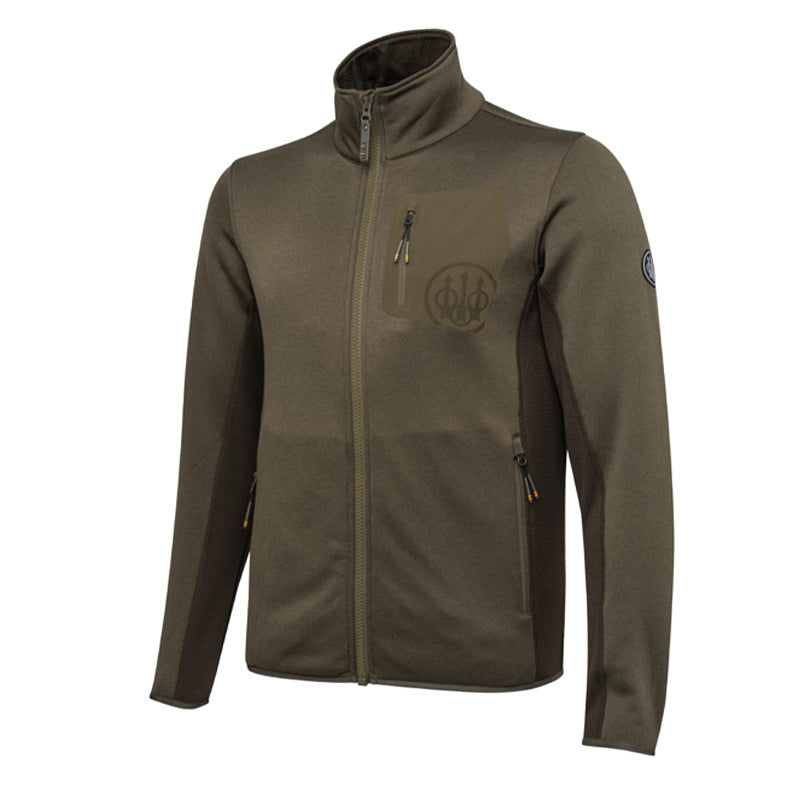 Beretta Smartech Evo Fleece Jacket Green Moss The Sporting Lodge