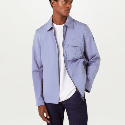 Belstaff Drome Overshirt Pale Heather - The Sporting Lodge