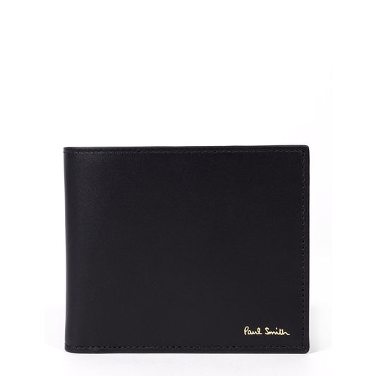Paul Smith Signature Stripe Billfold Wallet Black - The Sporting Lodge
