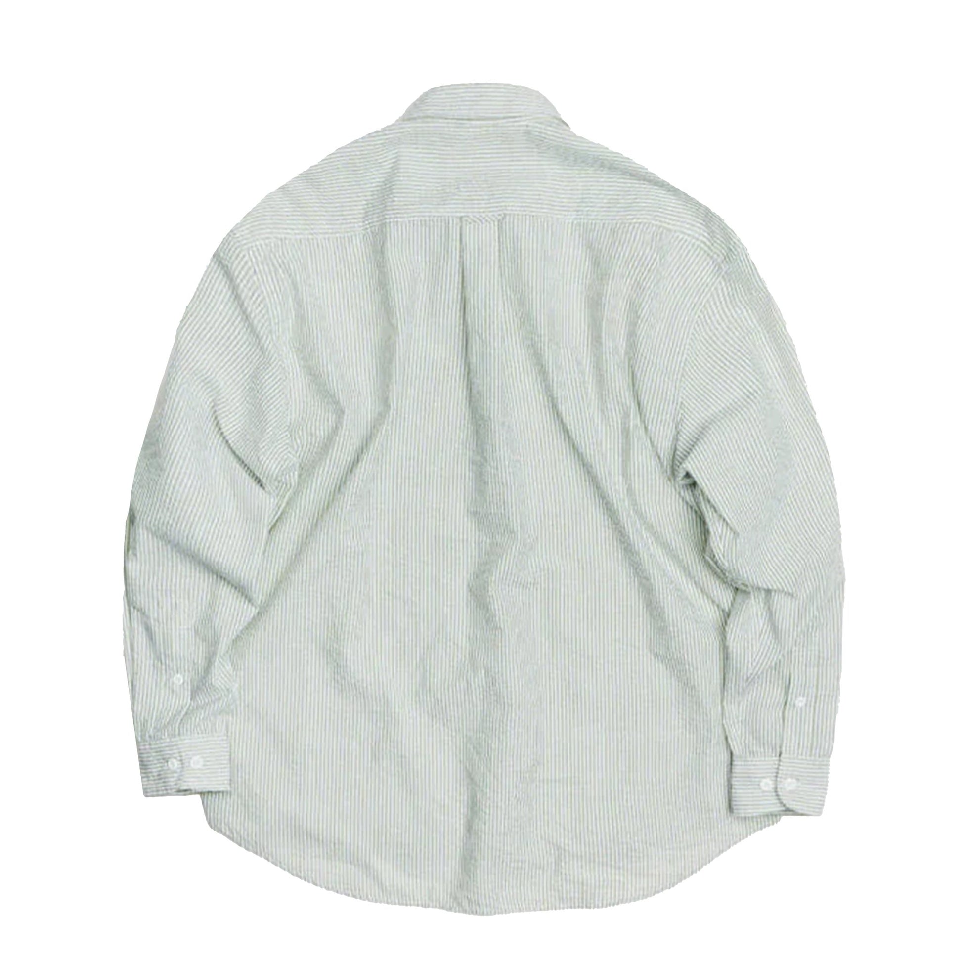 Frizmworks OG Stripe Seersucker Shirt Green - The Sporting Lodge