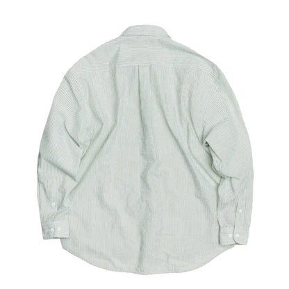 Frizmworks OG Stripe Seersucker Shirt Green - The Sporting Lodge
