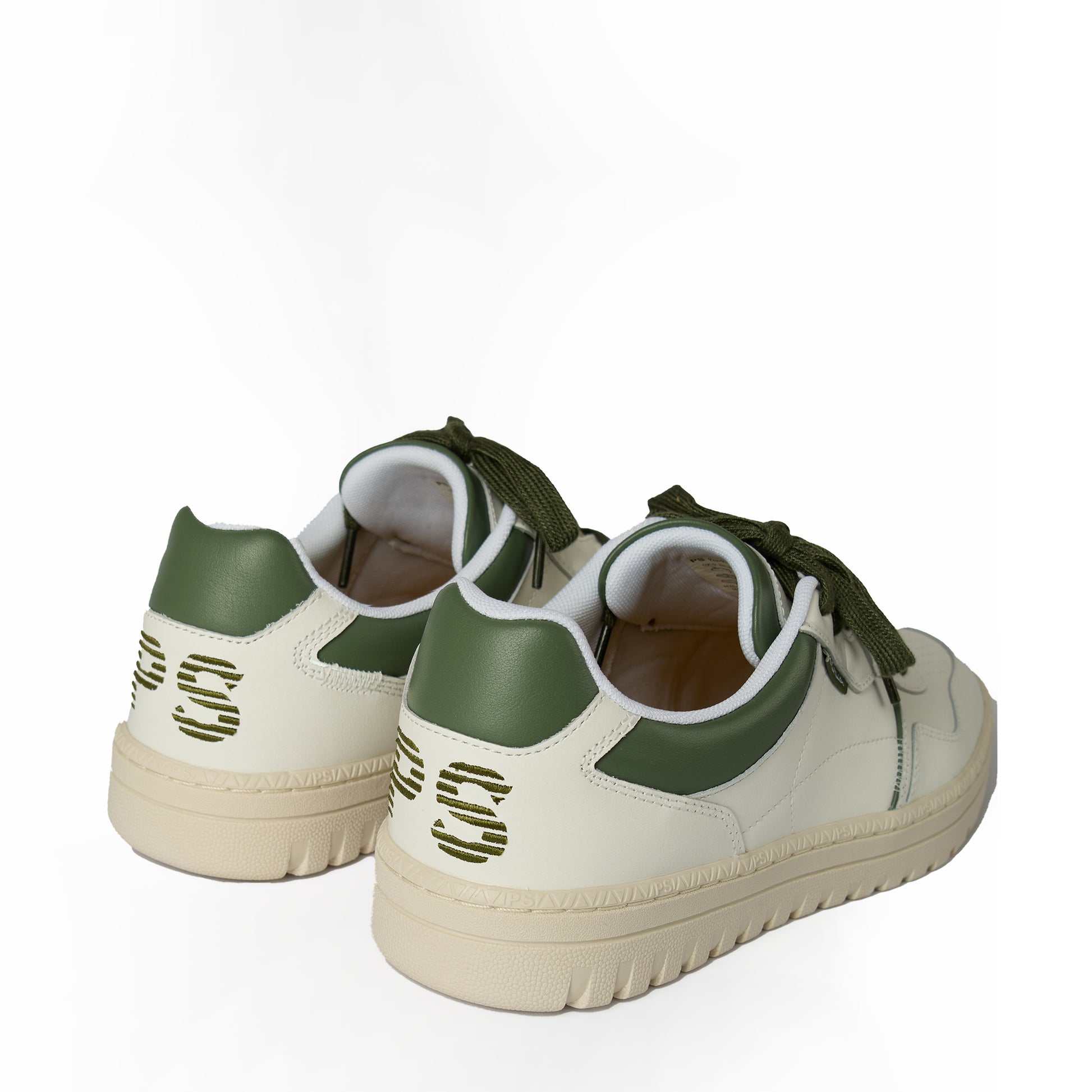 Paul Smith Mens Shoe Ellis Green Spoiler White - The Sporting Lodge