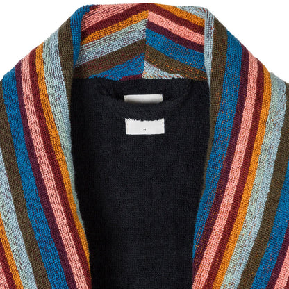 Paul Smith Artist Stripe Dressing Gown Black - The Sporting Lodge