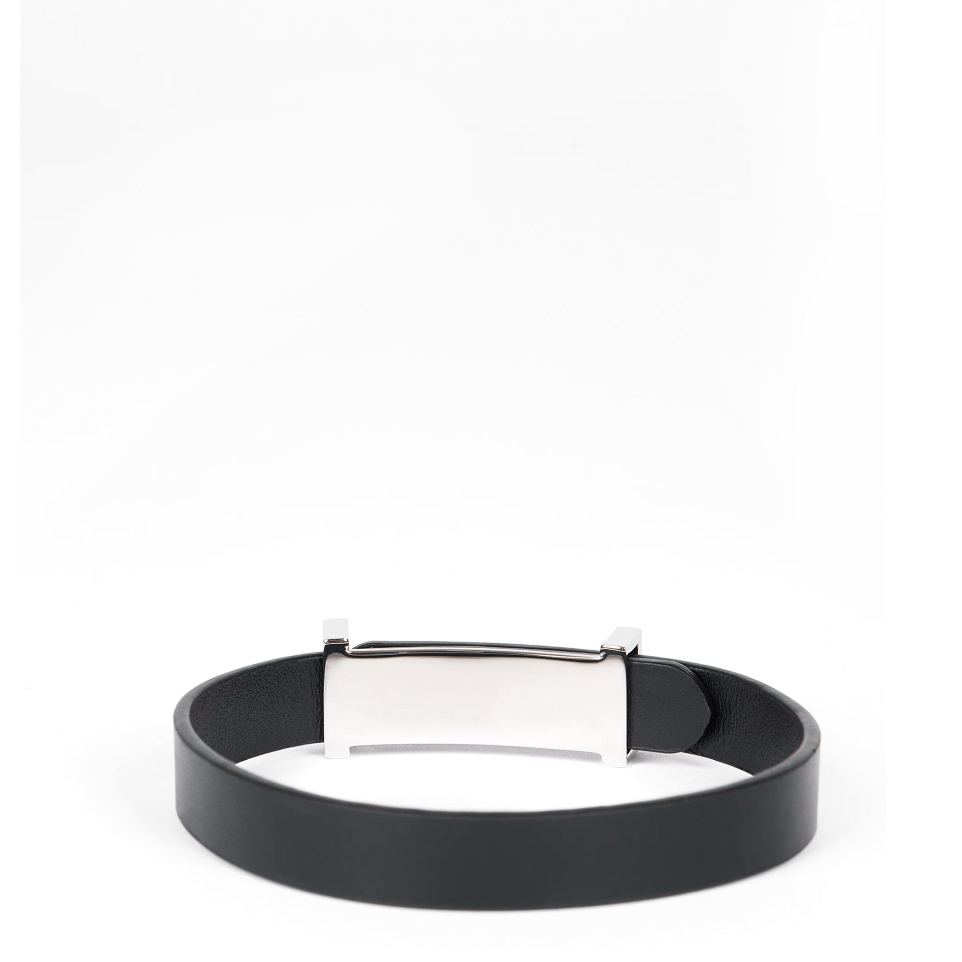 Paul Smith Buckle Leather Bracelet Black - The Sporting Lodge