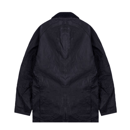Barbour Ashby Waxed Jacket Navy - The Sporting Lodge