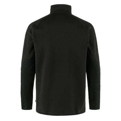 Fjallraven Ovik Fleece Half Zip Black - The Sporting Lodge